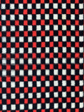 8005 Checkered pattern with red, white, and black squares