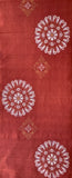 8010: 1960s Mud-Dyed Japanese Silk Doro-Ohshima Tsumugi, Copper Brown 59in. AraiHari