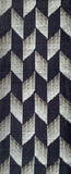 80171: 1930s-50s  Mud-Dyed Japanese Silk Doro-Ohshima Tsumugi, Geometric,58in. AraiHari