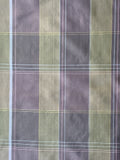 8022: 1990s Deadstock Ohshima Silk PLaid browns dark plum 