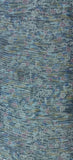 8029: 1980s Tsumugi Silk Textured fabric with a floral pattern in blue and green tones