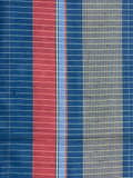 8031: 1970s Tsumugi Silk, Colorful Columns, closeup, mid view of columns