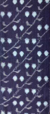 8034: 1960s Egasuri Picture Kasuri, 62in.