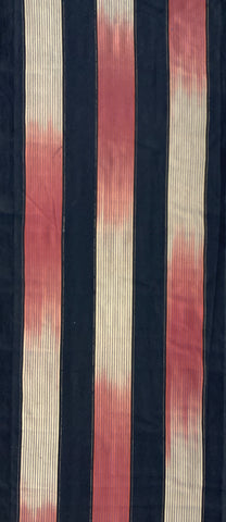 8046:1930s Japan Silk, Pinstripe Columns, 56in.