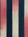 8046:1930s Japan Silk, Pinstripe Columns, middle closeup