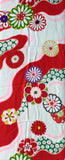 8057: 1950s Japan Silk, Mums, Streams, 58in.
