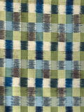 80621960s Tsumugi Silk, checkered, closeup1