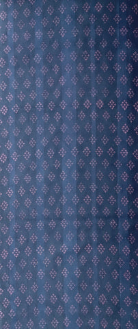 8067: 1960s Dark Brown-Black kimono silk piece, 57in.