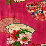 8078: 1930s Girls Ceremonial Kimono Silk Piece,  center