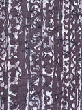8095: 1950s Japan Silk,Tatewaku Design, Note Chinese Characters in sursive style