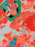 8101-1980s Girls Ceremonial Kimono Cotton close1