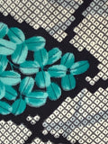 81062-full view: 1930s meisen silk hydrangea ajisai lattice