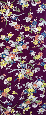 8108: 1930s Silk 57in. Japan Kimono