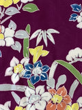 8108: 1930s kimonosilk  closeup shochikubai 3 friends of winter motif
