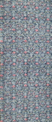 8111: 1980s Tsumugi Japan SIlk,62 in.