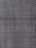 8118: 1980s Mud-Dyed DoroOhshima Silk, extra closeup kikkoo tortoise shell grid