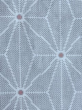 8121: 1980s Ohshima Silk, AsaNoHa Pattern, extra closeup
