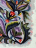 8122121Closeup 2: 930s Special Meisen Silk, Art Deco influenced floral and vine motifs