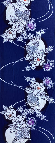 8134: 1980s Japan Yukata Cotton 62in.