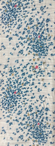 8145: 1960s Deadstock Rayon 2yds Mock Silk