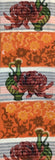8155: 1950s  Futon Cover Meisen Cotton, Vase, flowers