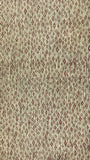 81592A close-up of a woven fabric with a vertical ikat pattern in beige and reddish-brown.