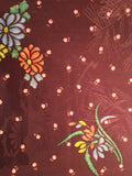 6435: 1950s Japanese Silk Fabric. close2
