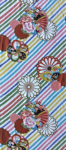 6797: 1960s Japanese Silk Fabric, yard