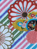 6797: 1960s Japanese Silk Fabric, close2