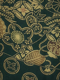 6802: 1980s Japanese kimono silk close2