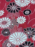 7076: 1960s Japanese Kimono Silk, close1