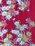 7104:1930s Japan Silk,Camellia,close1