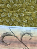 7121: 1950s Meisen silk, close