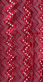 7182: 1960s Silk Shibori Obi Fabric, close