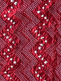 7182: 1960s Silk Shibori Obi Fabric, close2