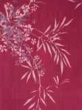 7162: 1960s silk kimono fabric, close1