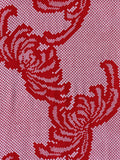 7163: 1960s mock-shibori silk fabric,close