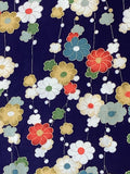 7214: 1980s Japanese Kimono Silk, close2