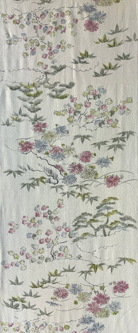 7220: 1960s Japanese Kimono Silk, long