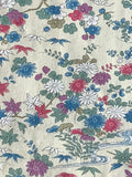 7231:1960s Japanese Kimono Silk, close2