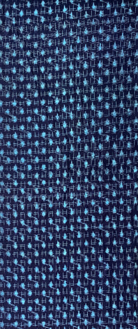 7261: 1930s Kasuri Cotton Fabric, long