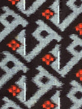 7330: 1980s Japan Kasuri Ikat, xtra close