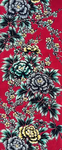 7340:1930s Japan kimono silk,58inches