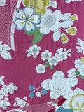 7353: 1950s Japan Kimono Silk, close1
