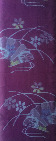 6319: 1950s Meisen silk, half length view