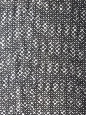 6687: 1930s-50s Japanese Ohshima Tsumugi Silk Kimono Fabric,38in.