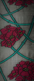 6734: 1930s Meisen Silk, Peonies, longview