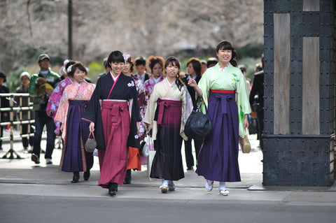 College Graduates Women in Hakama